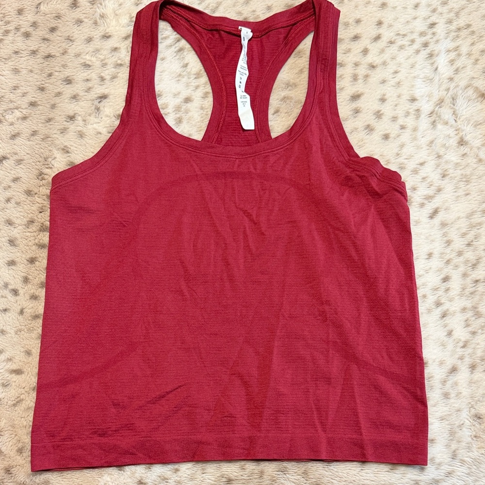 lululemon athletica Red Tank Top
